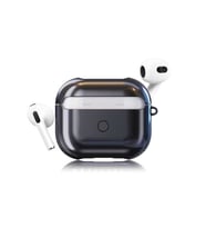 Apple Airpods 3. Nesil Uyumlu Kılıf Shockproof Silikon Renkli Uyumlu Kılıf (Siyah)