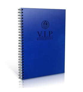 GIPTA VIP DERİ KAPAK KAPAK SPİRALLİ 17x24 140 YP. ÇİZGİLİ DEFTER