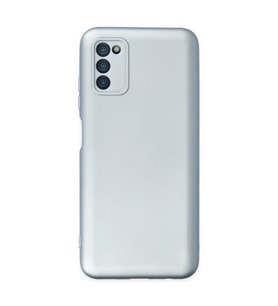Samsung Galaxy A03s Kılıf Nano İçi Kadife Silikon - Sky Blue