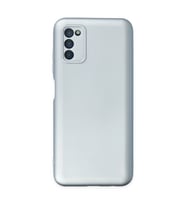 Samsung Galaxy A03s Kılıf Nano İçi Kadife Silikon - Sky Blue
