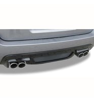 Bmw E60 5 Serisi M5 Rieger Difüzör Piona Black 2003 - 2010 Sağ Sol Çift Egzoz Çıkışlı Izgaralı