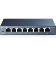 TP-LINK 8-PORT TL-SG108 GIGABIT YÖNETİLEMEZ SWITCH METAL KASA