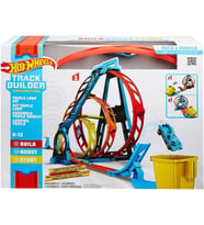 Hot Wheels-Track Builder Üçlü Çember Aksiyonu Seti