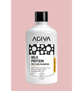 Agiva Milk Protein Kuru ve Yıpranmış Saçlar İçin Amino Complex İçeren Saç Bakım Şampuanı 500ML