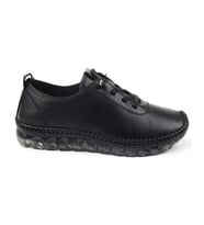 Voyager 9050Y Kadın Siyah Nata (36-41) Deri Casual Ayakkabı