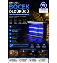 Kimyasal Kullanmadan Böceklerle Mücadele Sağlayan Elektronik Sistem