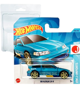 Hot Wheels ´88 Honda Cr-X Hw J-Imports 10/10 (148/250) Mavi Hkk68 Short Card Mattel 2023 + Blister & (Çok Renkli)