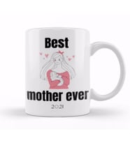 Best Mother Ever 2021 Kupa Bardak Porselen