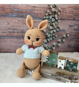 Zeynphobidunyam Amigurumi  Balyanak Tavşan Mavi (Mavi)