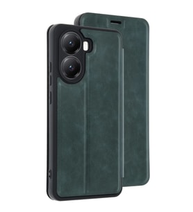 Xiaomi Poco X7 Pro Kılıf Flip Cover - Koyu Yeşil