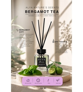 Nature's Scents Bergamot Tea Bambu Çubuklu Oda Kokusu-  Bergamotlu Çay Kokusu