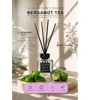 Nature's Scents Bergamot Tea Bambu Çubuklu Oda Kokusu-  Bergamotlu Çay Kokusu