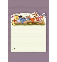 Winnie The Pooh Temalı Dilek Kartı 20'li
