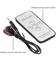 Hdmi Çoklayıcı Çoğaltıcı Switch 5 Port Kumandalı Ir Alıcılı