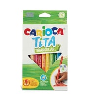 CARİOCA 12 RENK ÜÇGEN MAXİ KURU BOYA