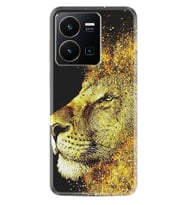 Vivo Y22 Kılıf Resimli Desenli Baskılı Silikon Leon 1323