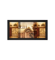 Manzara Temalı Kanvas Tablo 50 x 70 cm Siyah Çerçeve