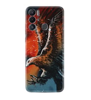 Tecno Pova Neo Kılıf Silikon Desen Özel Seri Kartal Uçarken 1718