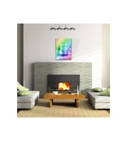 Gökkuşağı Gemi Canvas Tablo (50x70)