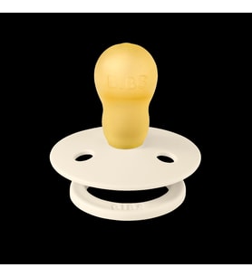 Bibs  Colour Kauçuk Emzik - Ivory 18+ Ay