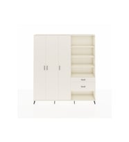 Arges Gardrop 16 Raflı 2 Çekmeceli 3 Kapaklı 220x30x243 Aytaşı-Aytaşı