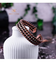 Dmt Copper Home %100 El Yapımı Bakır Bileklik,Doğal Antibakteriyel Bakır Bileklik, Sağlık Dostu Şık Tasarım