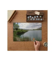 Sivas Hafik Gölü Tasarımı 240 parça Ahşap Puzzle Ahşap Kutuda MP07332
