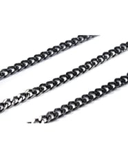 Metal Çanta ve Takı Zinciri 10 MM (1 Metre)  Siyah