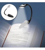 Kitap Okuma Lambası Kıskaçlı Işık Pilli Aydınlatma Kitap Okuma Işığı
