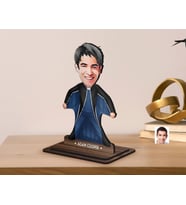 BK Gift Kişiye Özel Extreme Sport Karikatürlü Ahşap Biblo-1 , Arkadaşa Hediye , Sevgiliye Hediye, Kişiye Özel Biblolar