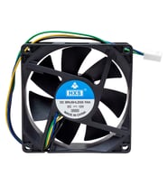 POWERMASTER 80X80X25 MM 8X8 12 VOLT 4 KABLOLU SOKETLİ FAN
