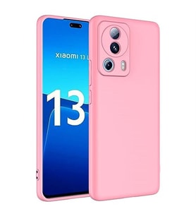 Coverzone Xiaomi Mi 13 Lite ile Uyumlu K?l?f Kadife i� Y�zeyli Silikon Mi 13 Lite ile Uyumlu Z-Mara Lansman Vieri K?l?f (PEMBE)