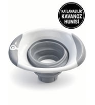 Beylini Katlanabilir Kavanoz Hunisi Geniş Ağızlı Pratik Reçel Salça Dolum Aparatı Sızdırmaz Ergonomik