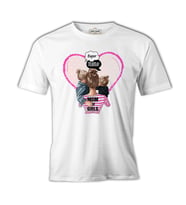 Mom of Girls Anneler Günü Beyaz Unisex Tshirt