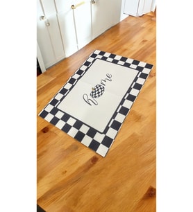 Desenli Bulaşık Matı Süper Emici