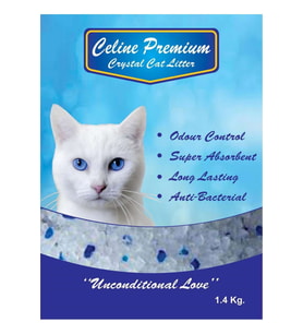 Celine Premium Kristal Kedi Kumu 1,4 Kg. x 10 Adet