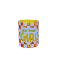Birthday Girl Sarı Doğum Günü Kupası