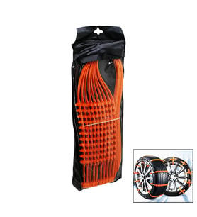 10PCS PLASTİK ZİNCİR OTO LASTİK KAR KELEPÇESİ = CIRTLI