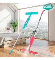 SMARTER Mega 2’Li Somon Shiny + Glasy Sprey Mop Cam Spreyi Mop Paspas Temizlik Seti (Yeşil)