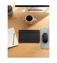Kablosuz Klavye ve Mouse Kombosu Bluetooth Uyumlu Sessiz Set