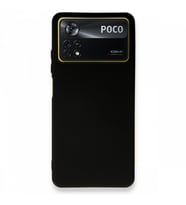 Vendas Xiaomi Poco X4 Pro 5G Bisoft Serisi Yumuşak Rubber Silikon Kılıf (Siyah)