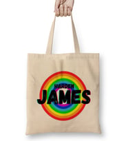 James Harden - Basketball gifts vintage Retro Rainbow Qquotes For BOYS AND Dad Bez Çanta Uzun Saplı