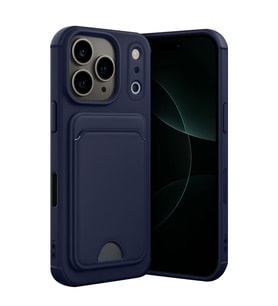 Apple İphone 17 Pro Kelvin Kartvizitli Silikon - Lacivert