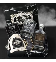 Kişiye Özel Whiskey Set ve Cologne Hediye Kutusu