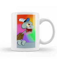 Screaming Squidward Süngerbob Kupa Bardak Porselen