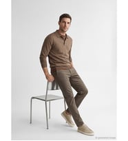 LCWAIKIKI Classic Kahverengi Dar Kalıp Erkek Chino Pantolon