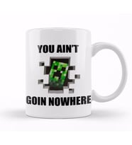 Minecraft Creeper 03 Kupa Bardak Porselen