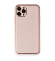 İphone 11 Kılıf Co Deri Kapak - Pudra