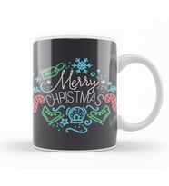 Yılbaşı Yeni Yıl Konseptli Merry Christmas 016 Kupa Bardak Porselen