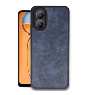 Oppo A38 Kılıf Aras Deri Kapak - Lacivert